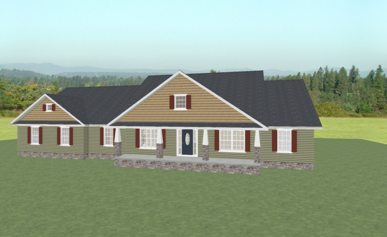 Custom Home Plans Dover DE H&H Builders Custom Home Designs