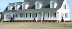 Traditional two-story home in Delmarva built by H&H Builders, Inc.﻿